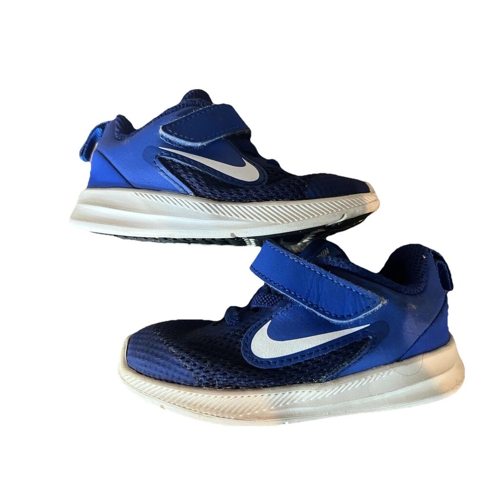 Nike Shoes Downshifter 9 Sneaker Deep Royal Blue/White US Toddler 5C